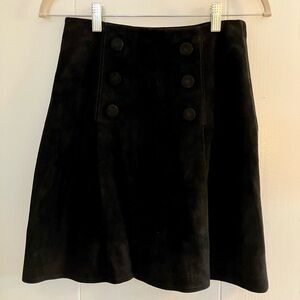 NWT Other Stories Suede Leather Skirt